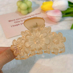Flower Hair Claw Clip Acrylic Jaw Clamp Hair Decoration