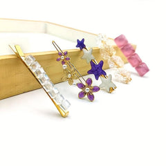 Star Fish Hair Clip Metal Hair Decoration Vacation Travel Accessory