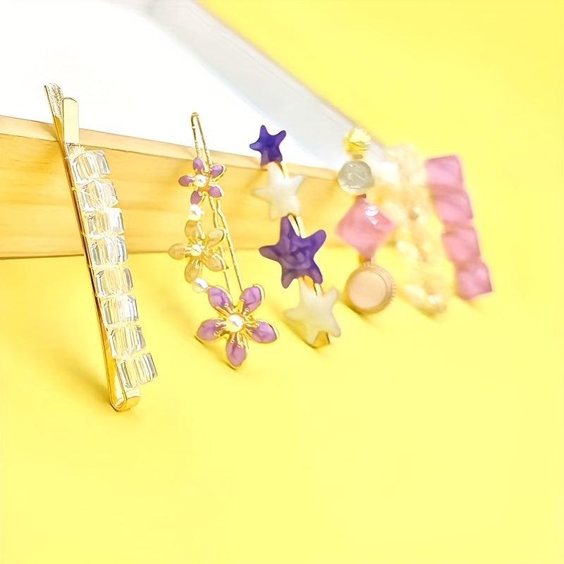 Star Fish Hair Clip Metal Hair Decoration Vacation Travel Accessory
