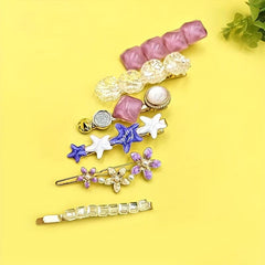 Star Fish Hair Clip Metal Hair Decoration Vacation Travel Accessory