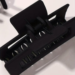 3pcs Hollow Hair Claw Nonslip Ponytail Holder