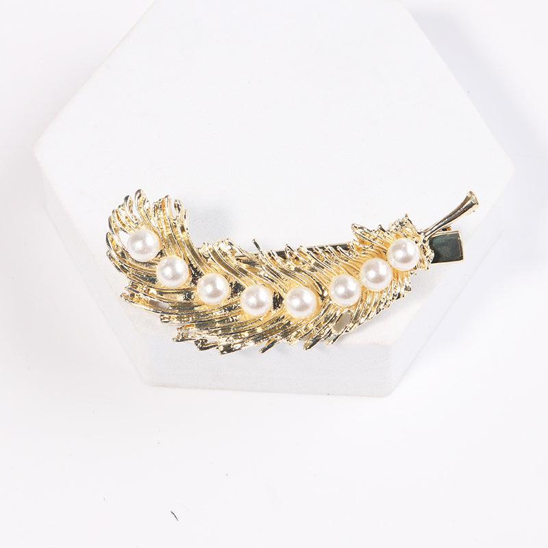 2pcs Pearl Hairpin Star Love Flower Hairpin Female Metal Hair Accessories