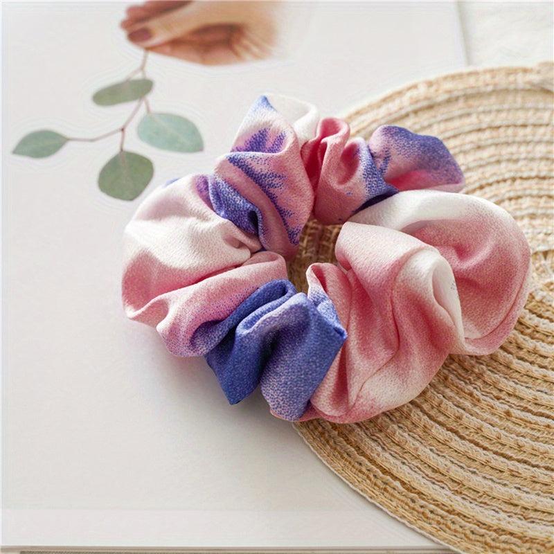 Tie Dye Elastic Band Hair Tie For Women