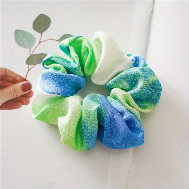 Tie Dye Elastic Band Hair Tie For Women