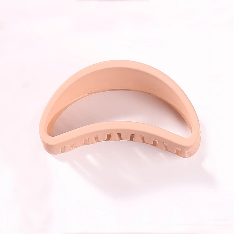 Frosted Semi Round Hair Clip Hair Claw for Women Girls