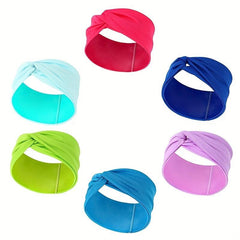 Solid Knotted Headband for Yoga Sports Daily Workout