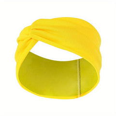 Solid Knotted Headband for Yoga Sports Daily Workout