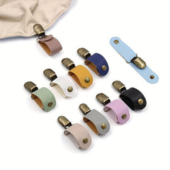 Women's Storage Clip PU Leather Straw Hat Clip Bag Pendant