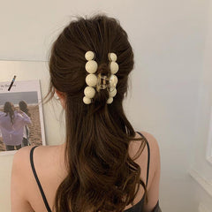 Solid Ball Hair Clips Shark Claw Decorative Hair Accessories