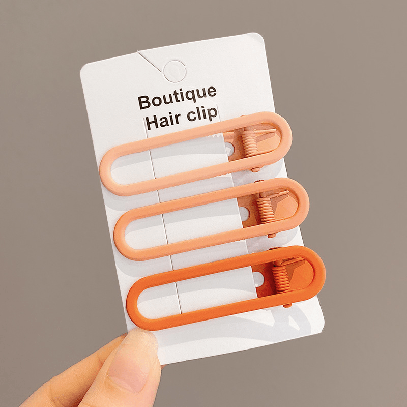 3pcs Metal Duckbill Barrette Hair Clips