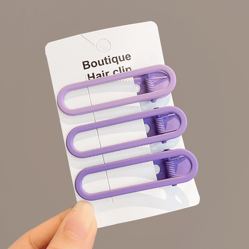 3pcs Metal Duckbill Barrette Hair Clips