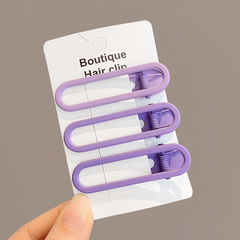 3pcs Metal Duckbill Barrette Hair Clips