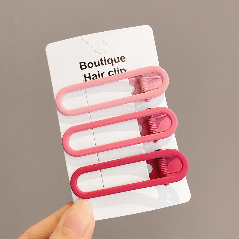 3pcs Metal Duckbill Barrette Hair Clips