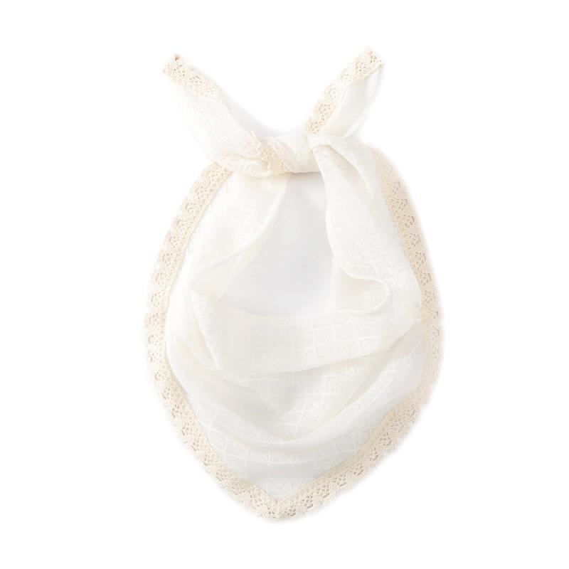 Women's Fabric Lace Headband Hair Wrap Scarf Handkerchief