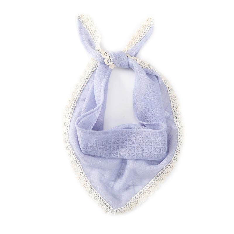 Women's Fabric Lace Headband Hair Wrap Scarf Handkerchief