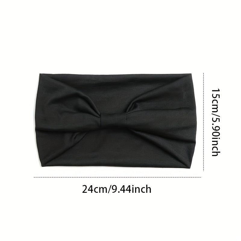 Knotted Headband Solid Bandana Sports Sweatband Hair Accessories