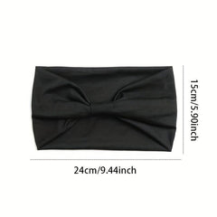 Knotted Headband Solid Bandana Sports Sweatband Hair Accessories