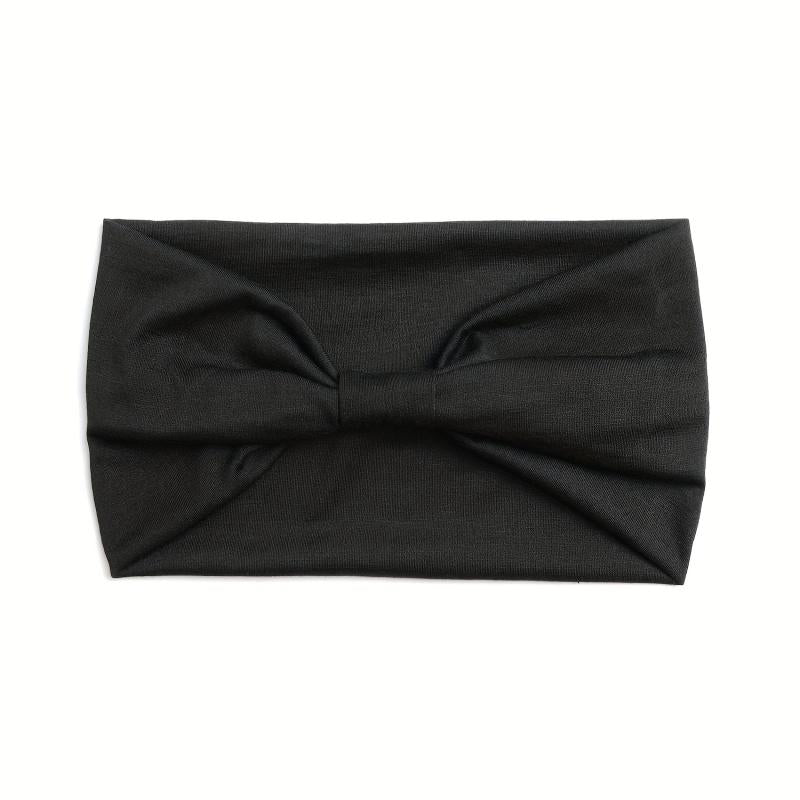 Knotted Headband Solid Bandana Sports Sweatband Hair Accessories
