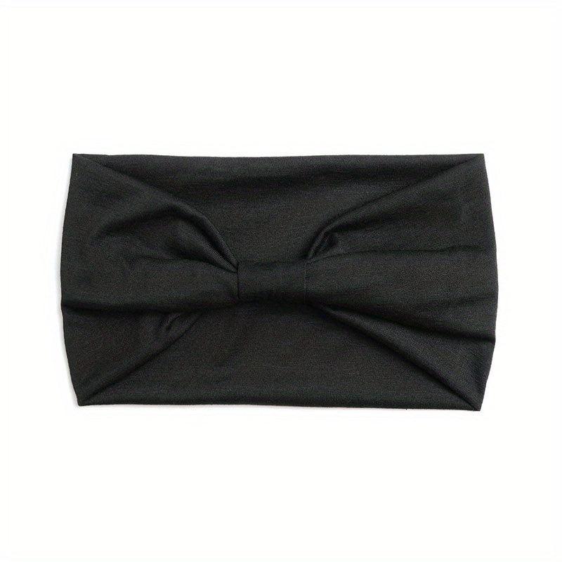 Knotted Headband Solid Bandana Sports Sweatband Hair Accessories