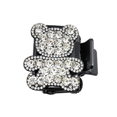 Y2K Colorful Rhinestone Bear Hair Claw Rectangle Hair Clow Clip For Women Girls