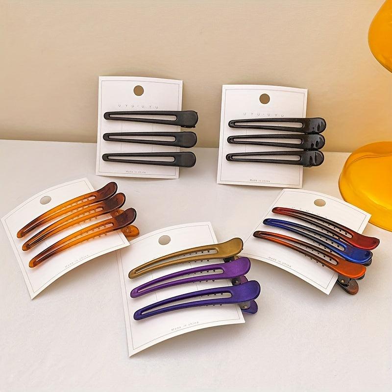 6pcs Hair Clips Non Slip Duck Billed Hair Clips