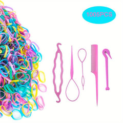 Hair Braiding Accessories Set Hair Bands Rubber Bands Elastic