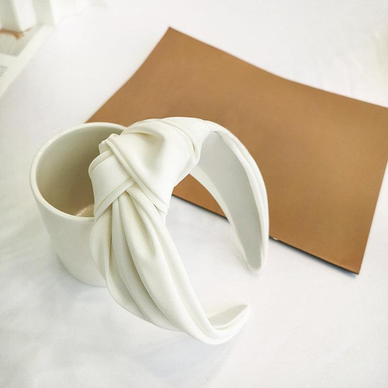 Satin Knotted Hairband Women Hair Accessories