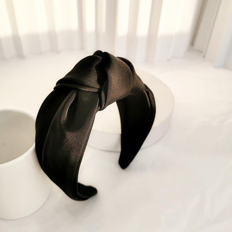 Satin Knotted Hairband Women Hair Accessories