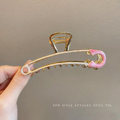 Oversized Metal Hair Jaw Clip Strong Hold Hair Claw Clip Hair Accessories