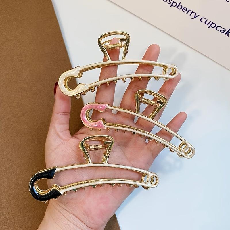 Oversized Metal Hair Jaw Clip Strong Hold Hair Claw Clip Hair Accessories