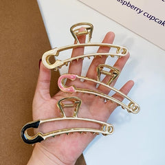 Oversized Metal Hair Jaw Clip Strong Hold Hair Claw Clip Hair Accessories