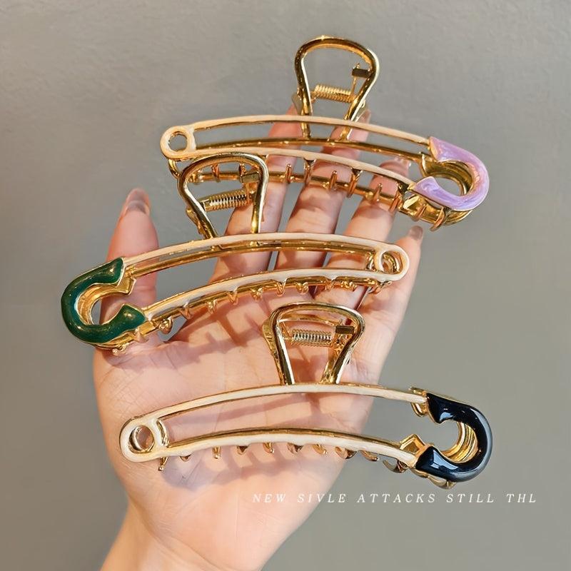 Oversized Metal Hair Jaw Clip Strong Hold Hair Claw Clip Hair Accessories