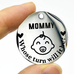 Stainless Steel Keychain Pendant Mother's Father's Small Gift