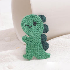 Dinosaur Hair Clip Knitted Hairpin for Girls Women Toddler