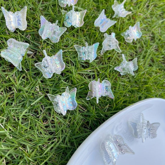 Y2K Holographic Butterfly Hair Claw Clip Hairgrip Summer Hair Decoration
