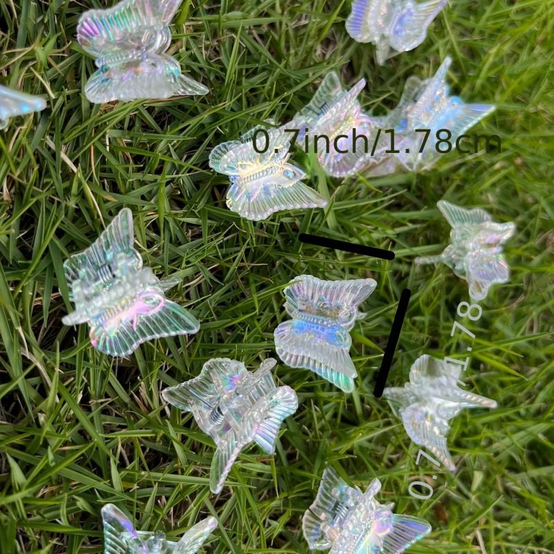 Y2K Holographic Butterfly Hair Claw Clip Hairgrip Summer Hair Decoration