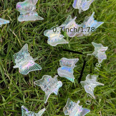 Y2K Holographic Butterfly Hair Claw Clip Hairgrip Summer Hair Decoration