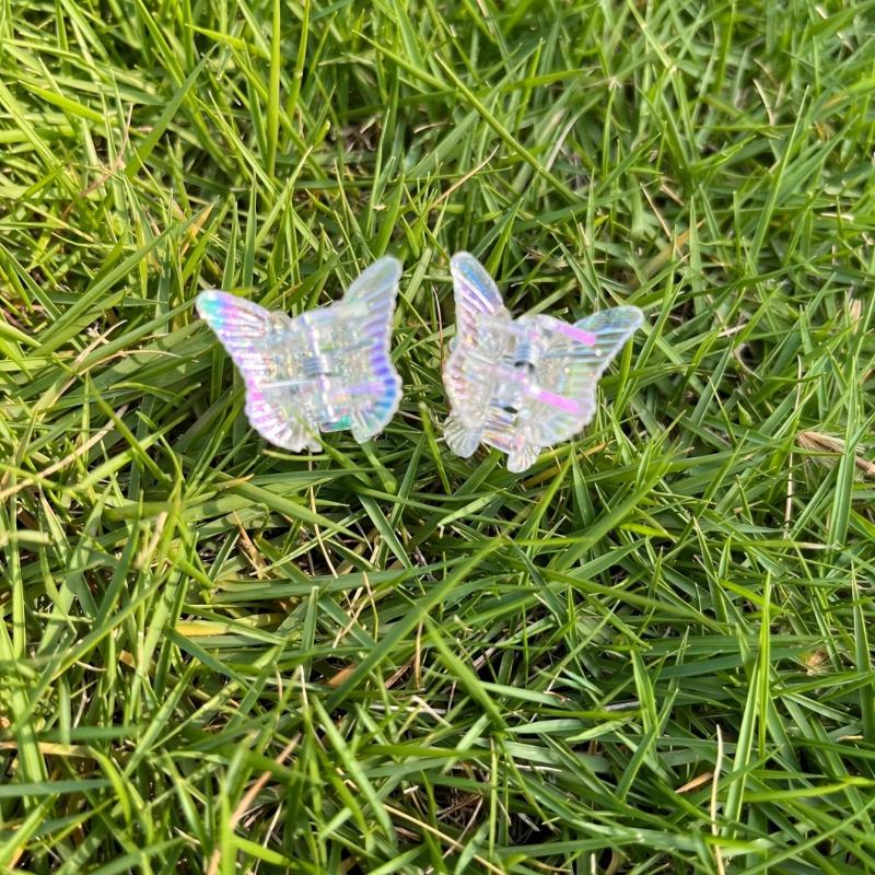Y2K Holographic Butterfly Hair Claw Clip Hairgrip Summer Hair Decoration