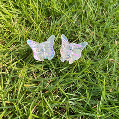 Y2K Holographic Butterfly Hair Claw Clip Hairgrip Summer Hair Decoration