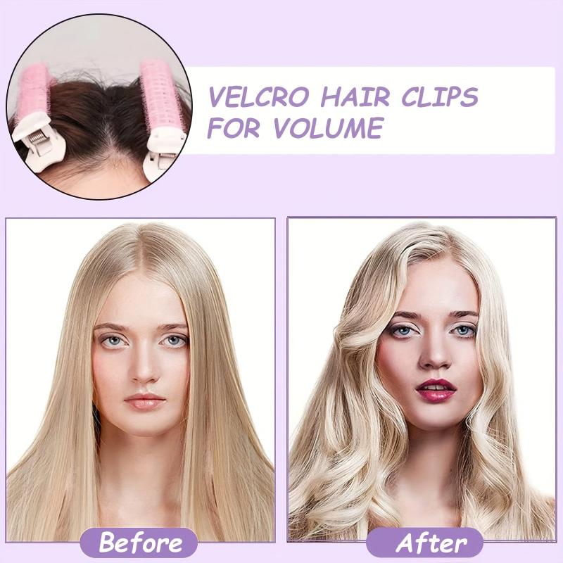 4PCS Colorful Fluffy Hair Clip for Braid Women's Head Accessory