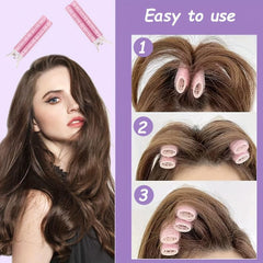 4PCS Colorful Fluffy Hair Clip for Braid Women's Head Accessory