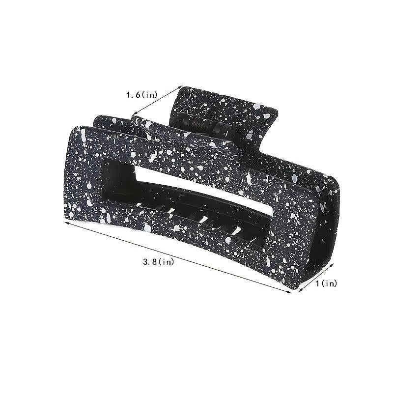 Ink Splash Hair Claw Clip Non Slip Strong Hold Grip Hair Jaw Clip