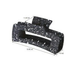 Ink Splash Hair Claw Clip Non Slip Strong Hold Grip Hair Jaw Clip