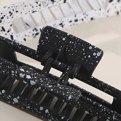 Ink Splash Hair Claw Clip Non Slip Strong Hold Grip Hair Jaw Clip