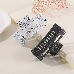 Ink Splash Hair Claw Clip Non Slip Strong Hold Grip Hair Jaw Clip