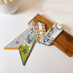 Cherry Pattern Headscarf Silky Scarf Retro Hair Accessories Headband