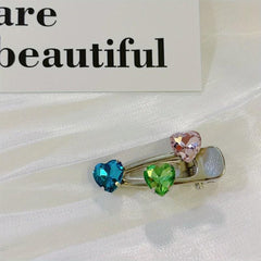 Colorful Rhinestone Hair Clip for Women Girls