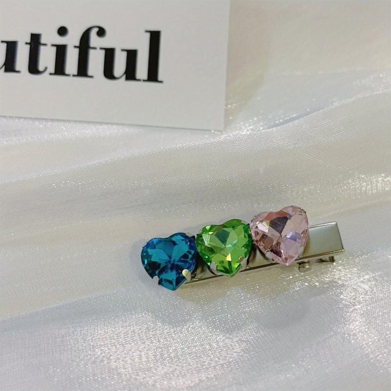Colorful Rhinestone Hair Clip for Women Girls