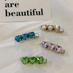 Colorful Rhinestone Hair Clip for Women Girls