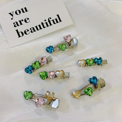 Colorful Rhinestone Hair Clip for Women Girls